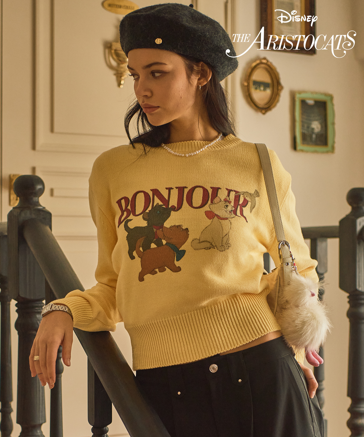 Aristocats_Sweater(Semi Over Fit)-Butter