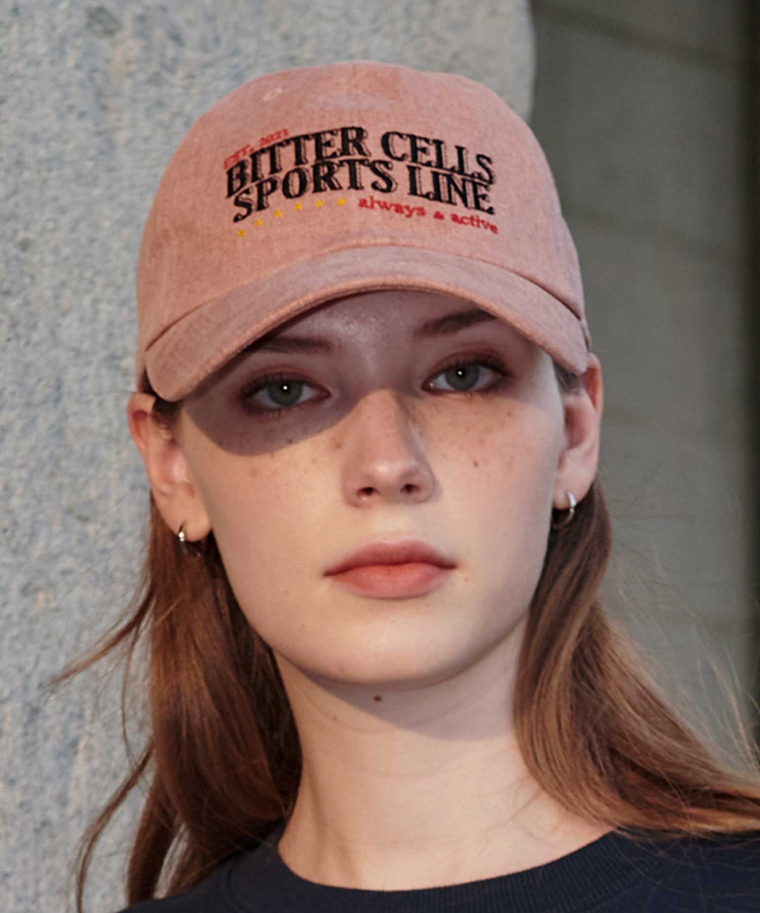 Sports Line Ball Cap-Vintage Red