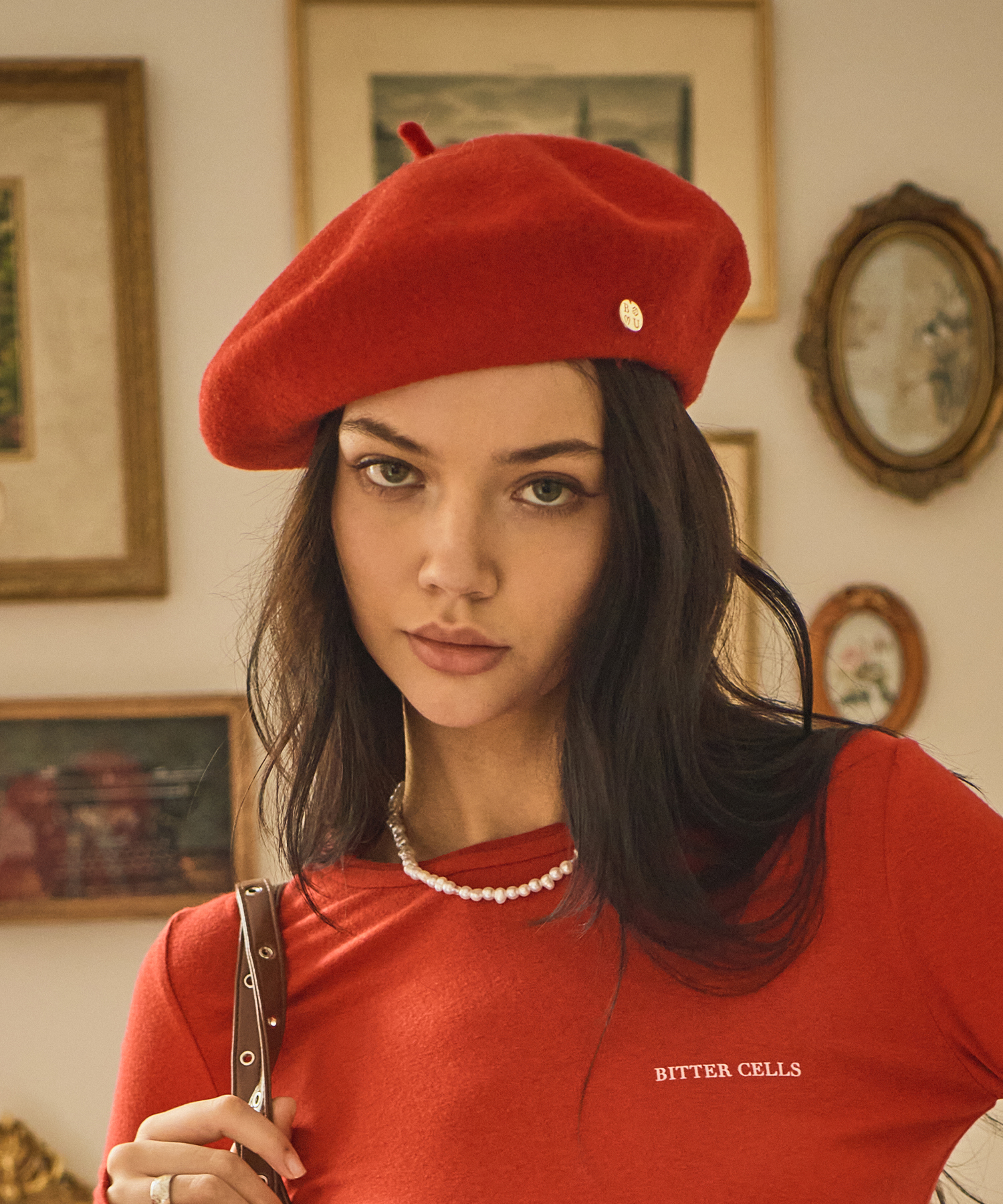 Wool Beret-Red